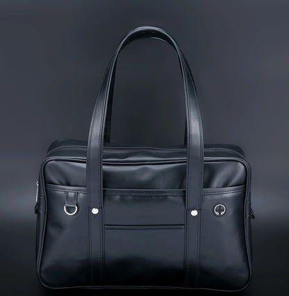 Women’s PU Nylon Preppy Style School Shoulder Bag