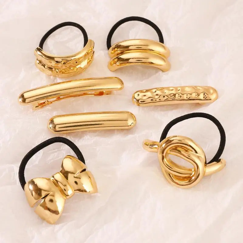 High-Quality Thick U-Shaped Metal Hair Band for Women