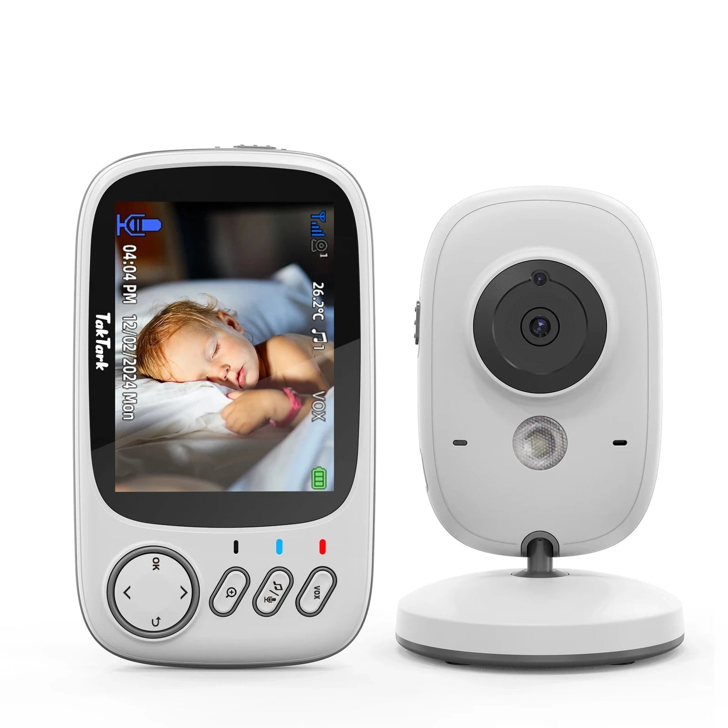 TakTark 3.2 Inch Wireless Video Baby Monitor