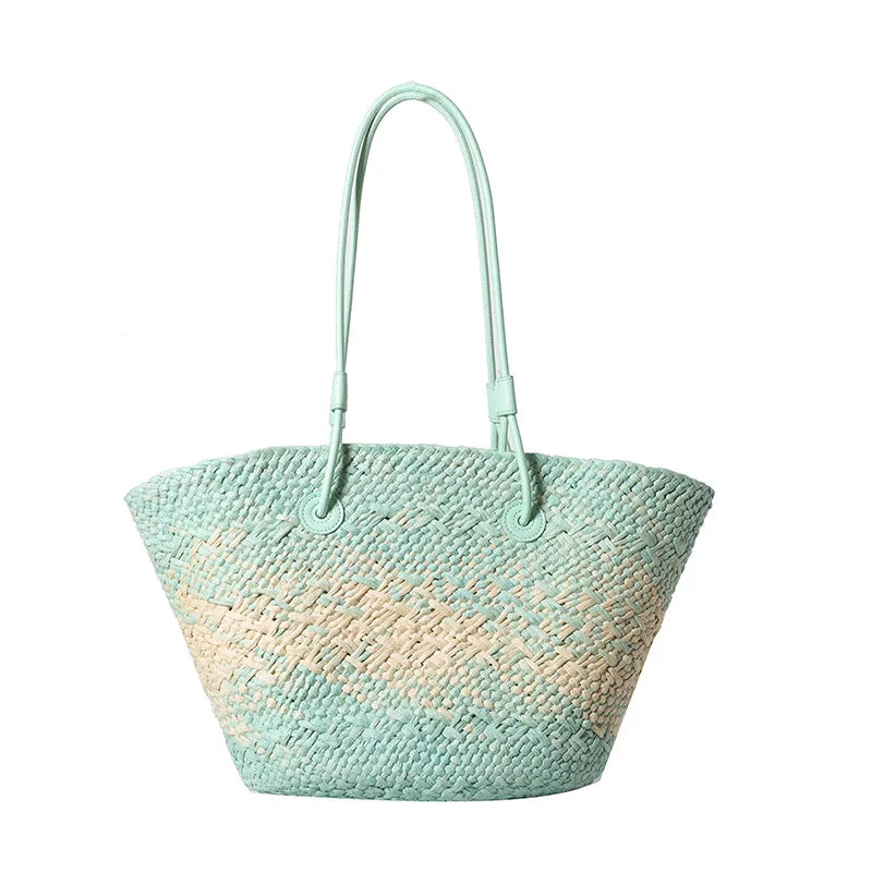 Woven Summer Beach Handbag for Women