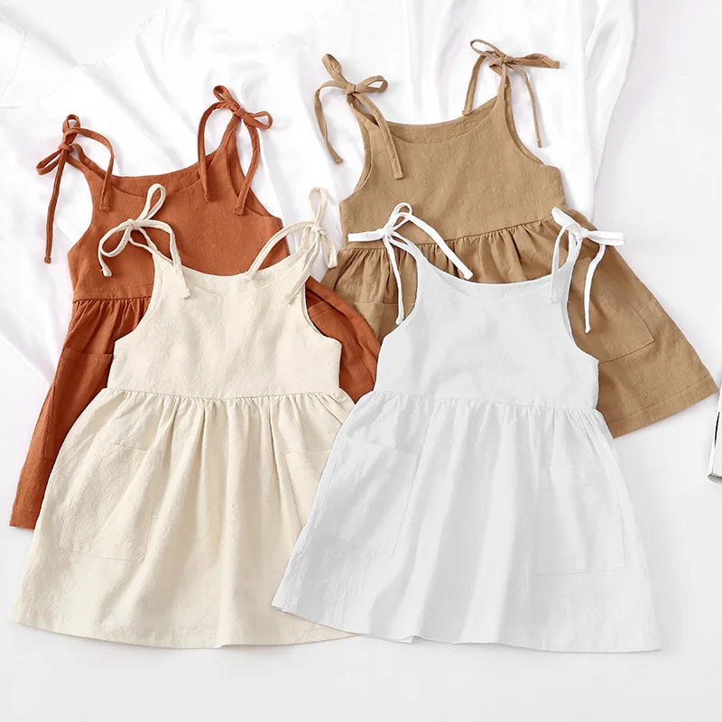 Children Girls Summer Casual Dress