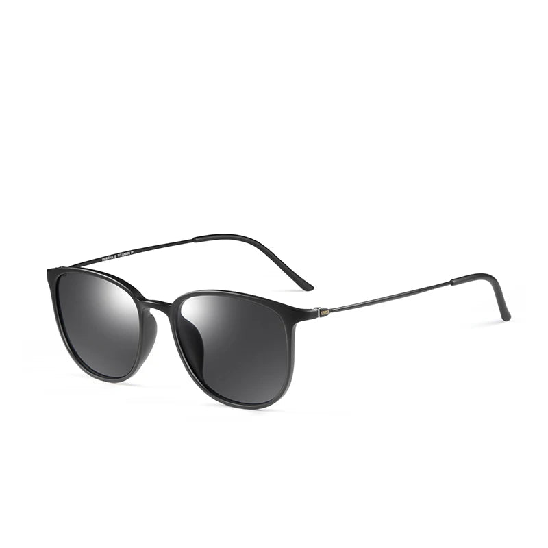 Oval Men’s Sunglasses – Photochromic Polarized UV400 Driving Shades