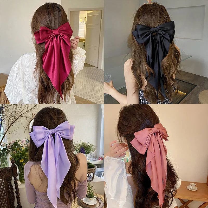 Elegant Bow Ribbon Hair Clip