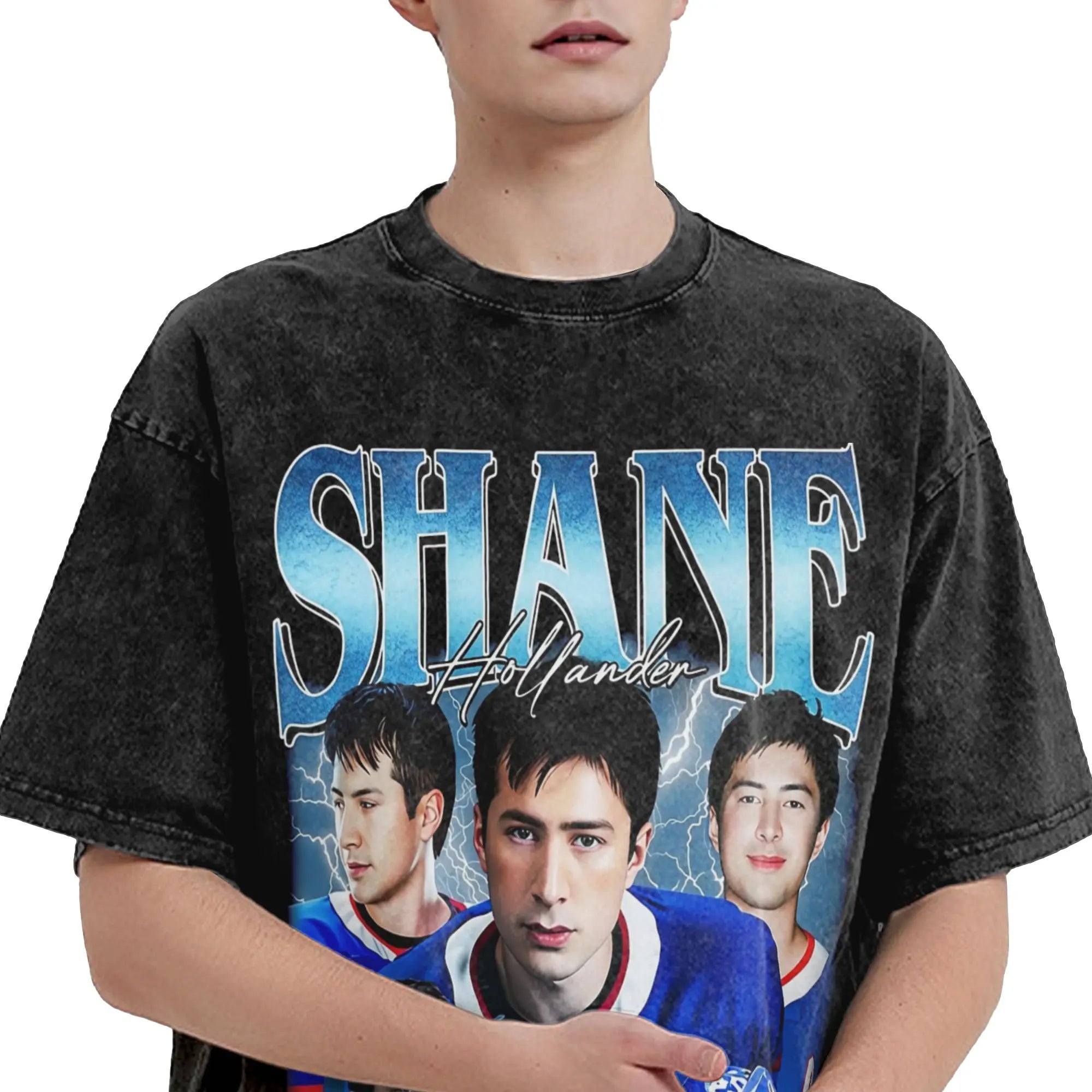 Heated Rivalry Shane Hollander T-Shirt | Washed Cotton Streetwear Graphic Tee