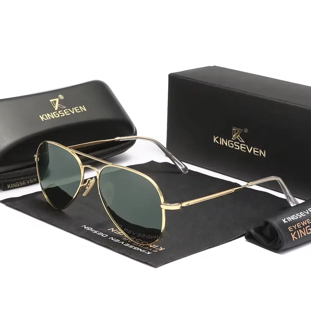 KINGSEVEN Pilot Alloy Sunglasses