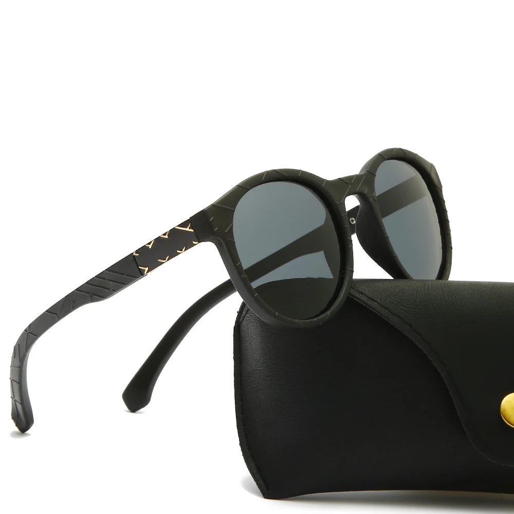 WarBLade Flexible Round Polarized Sunglasses