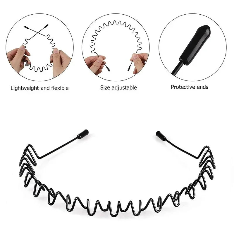 Unisex Metal Hair Bands