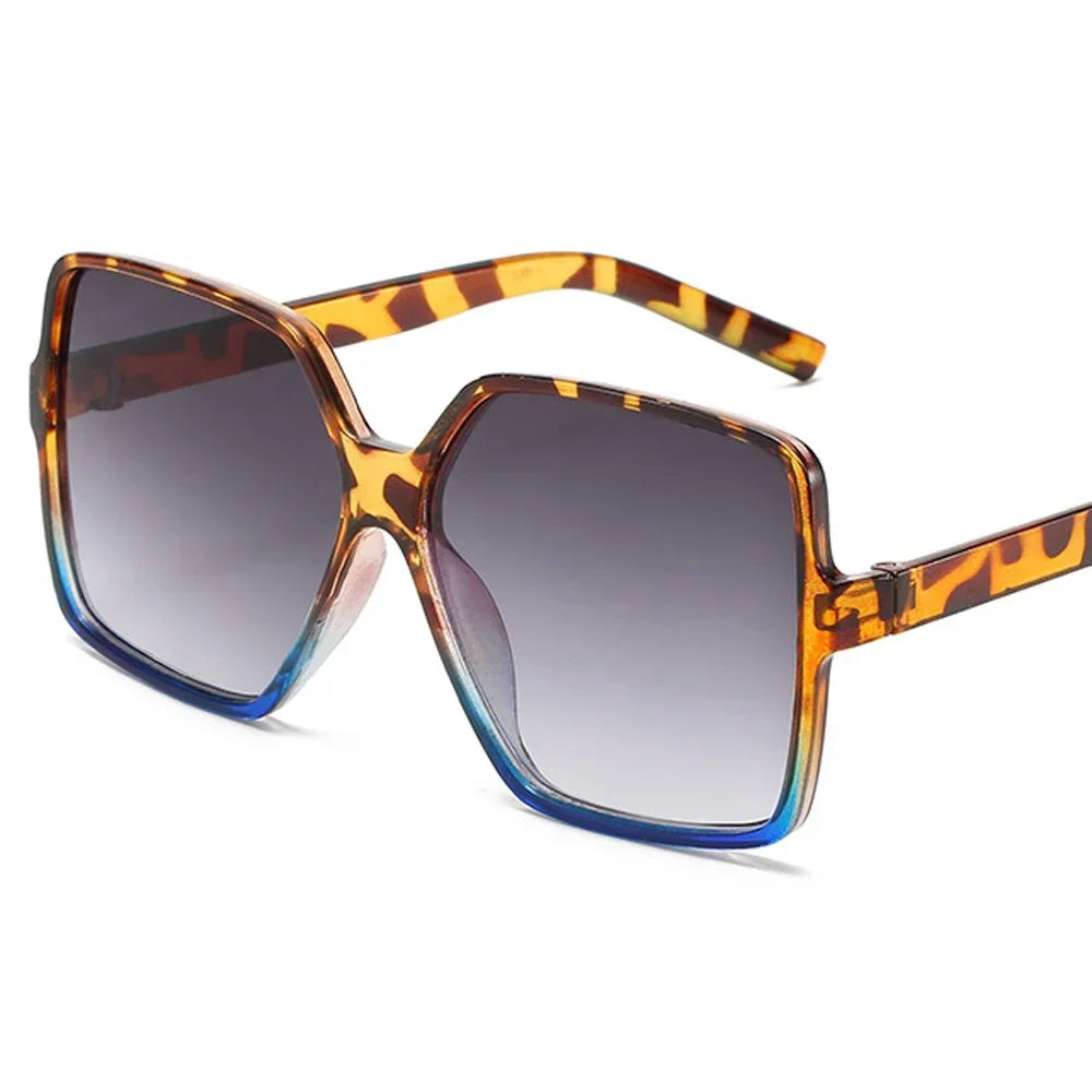 Oversized Black Square Sunglasses