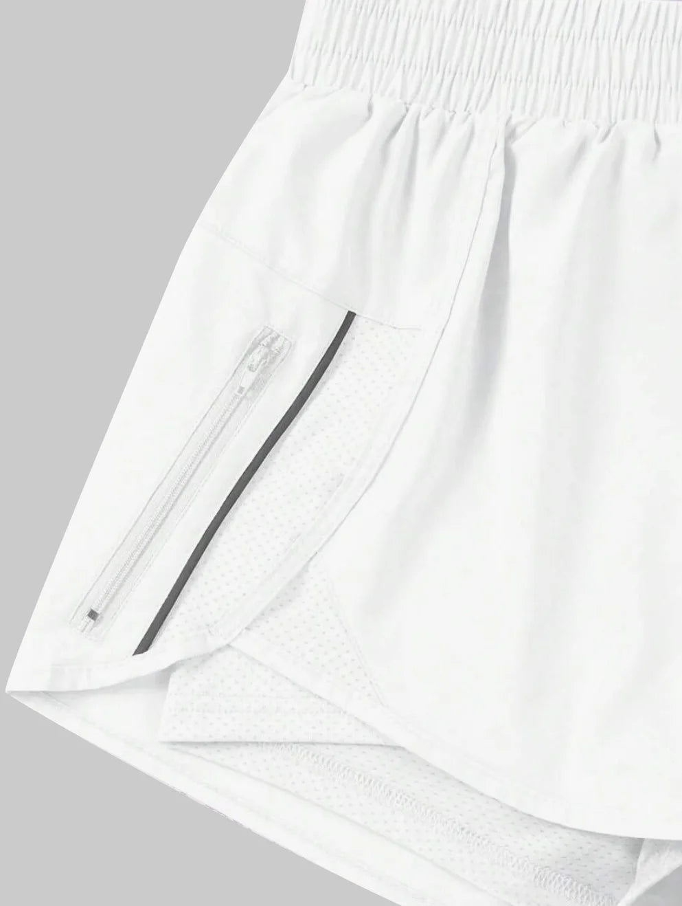 Unisex Running Sports Shorts with Zipper Pockets | Elastic Waist Activewear