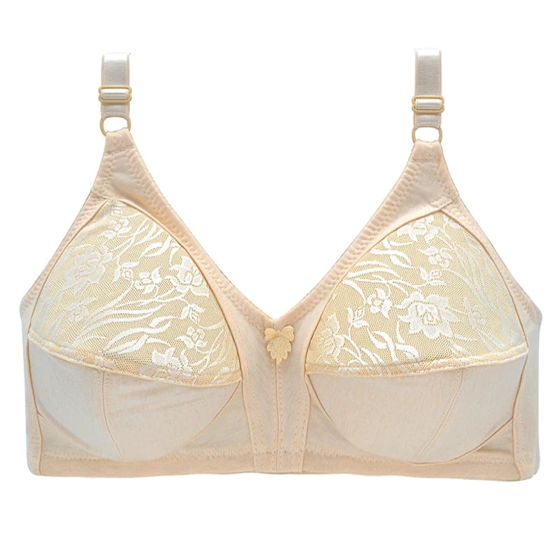Comfortable Summer Bra For Women Wireless Bras Cotton Plus Size Underwear Soft Lingerie 2024 New Arrival