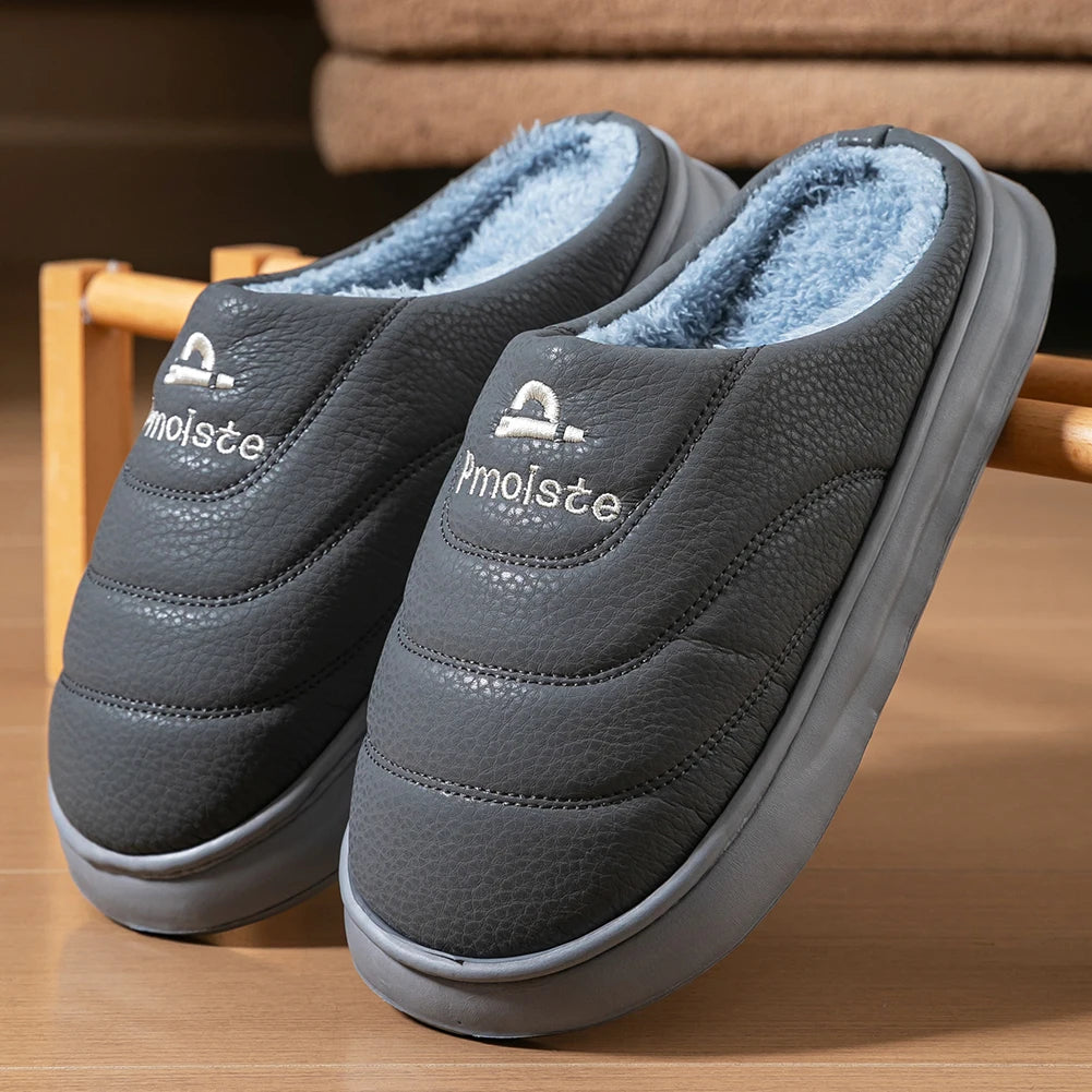 Men’s Warm EVA Memory Foam Slippers | Comfortable Indoor Shoes