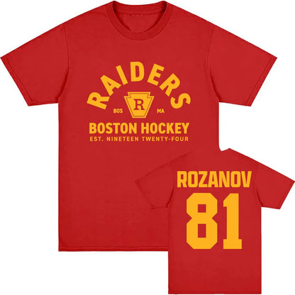 2026 New Rozanov 81 Boston Raiders 100%cotton men&