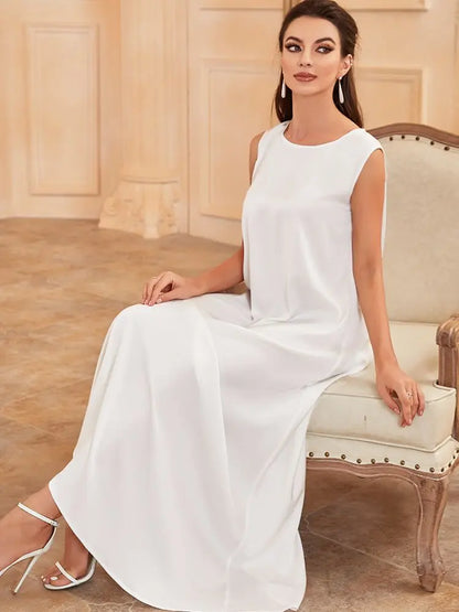 White Ramadan African Islamic Dress