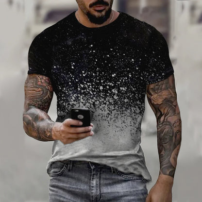 Unisex Graffiti 3D Print T-Shirt