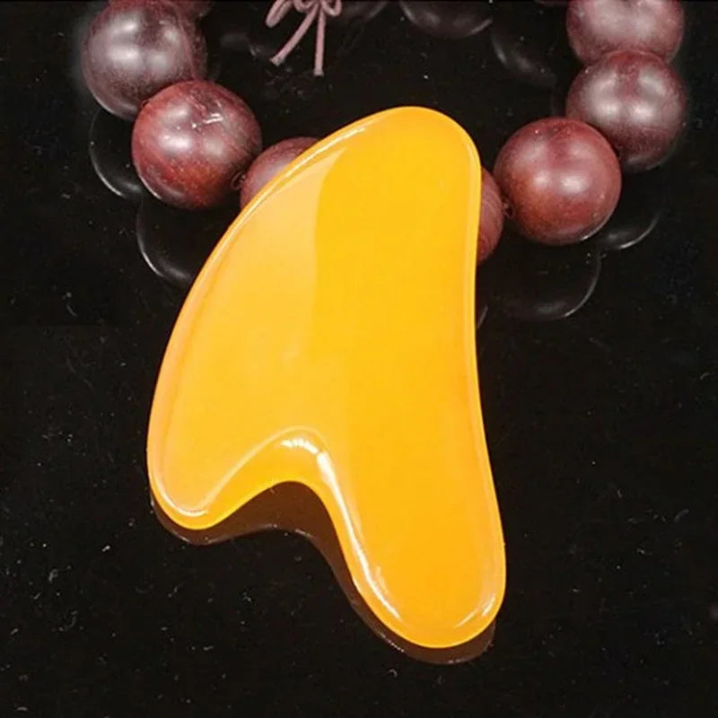 1pc Guasha Beautiful Massage Beeswax Scraping Massage Scraper