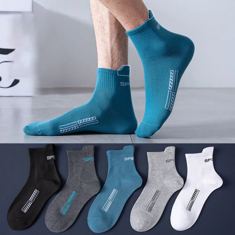 Breathable Cotton Socks for Men 10 Pairs