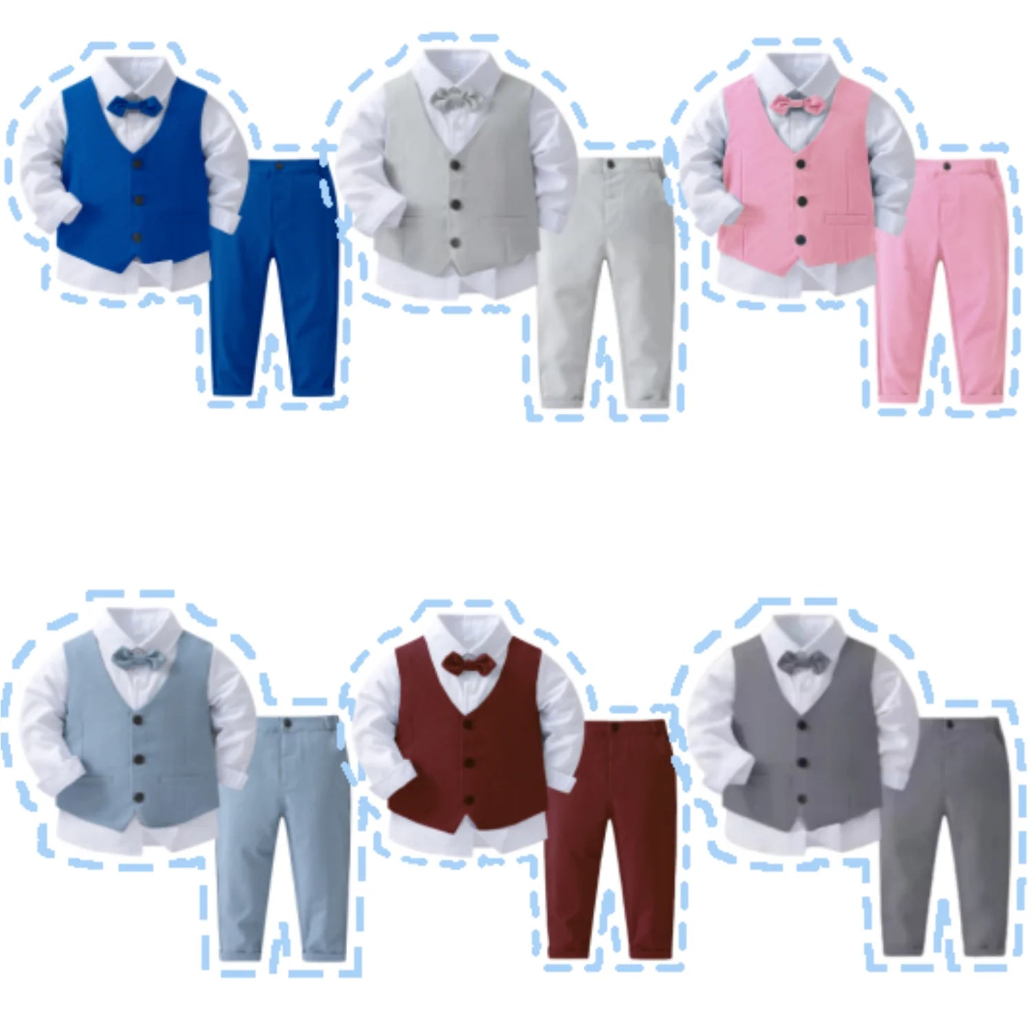 Gentleman Outfit Birthday Costume for Boys
