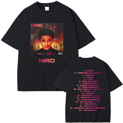 Rapper Niro OX7 Album Graphic T-Shirt | Vintage Hip Hop Streetwear Tee
