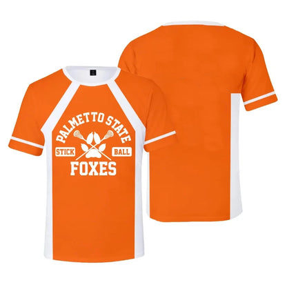 Foxes Ice Hockey Jersey Cosplay T-Shirt | Wilds Minyard 3D Print Short Sleeve Tee