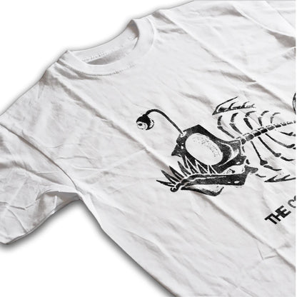 Bonefish Skull Deep Sea Fish Skeleton T-Shirt | Funny Fisherman Oversized Tee