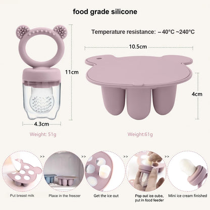 Silicone Baby Ice Cream Mold