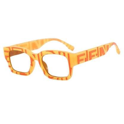 Trendy Square Resin Reading Glasses – Women’s Fashion Stripe Spectacles