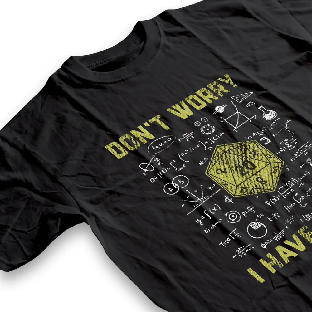Dungeon Dragon “I Have a Plan” D20 Graphic T-Shirt | RPG Streetwear Tee