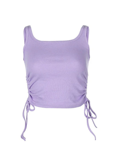 Sleeveless Casual Crop Top for Women
