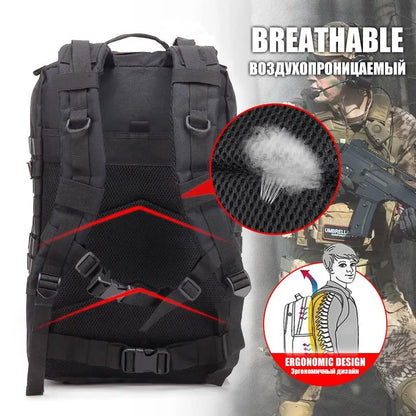 QT&amp;QY Tactical 30/45L Backpack for Hiking and Outdoor Adventures