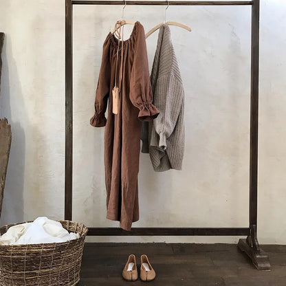 Spring Cotton Maxi Dress