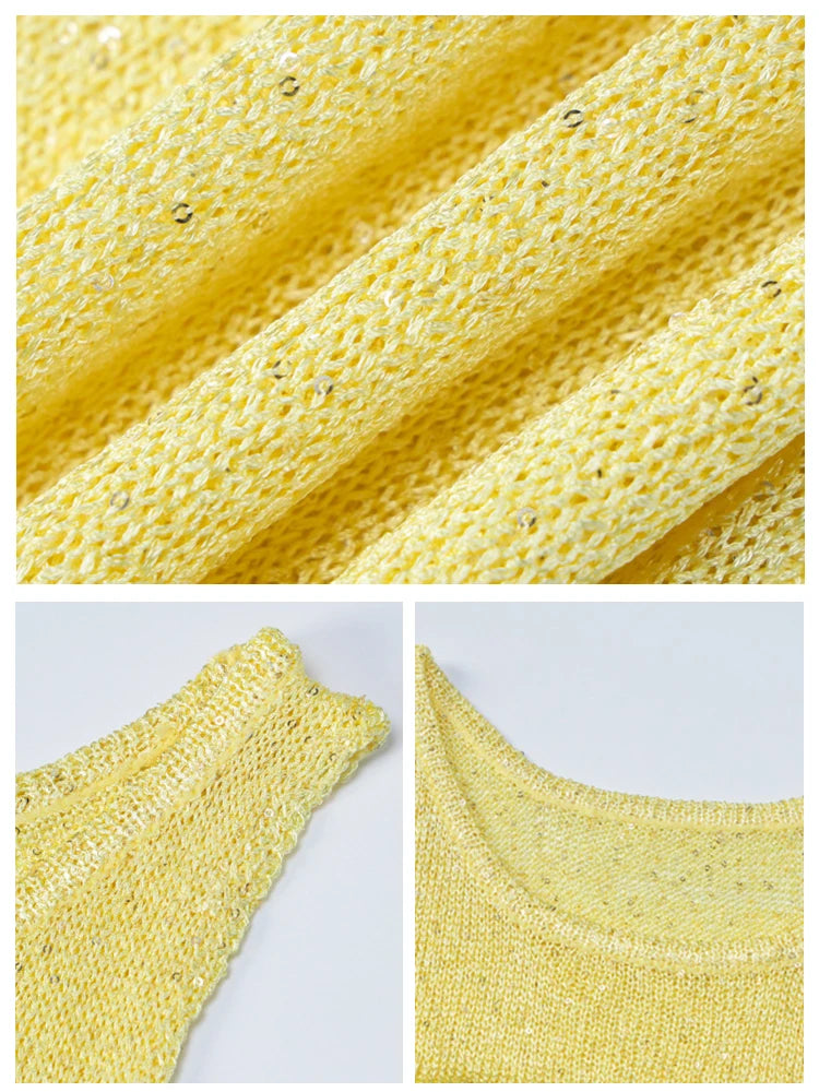 Tossy See-Through Fashion Sleeveless Maxi Dress