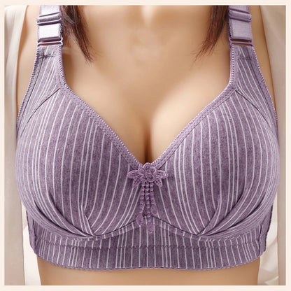 Women’s Nylon Anti-Sagging Brassiere | Soft, Breathable, Non-Steel Ring Bras