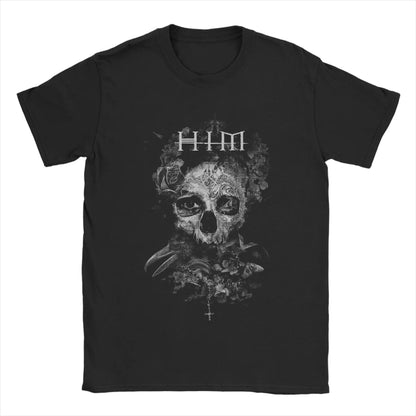 Harajuku Ville Valo Arch T-Shirt | HIM Band Inspired Aesthetic Tee