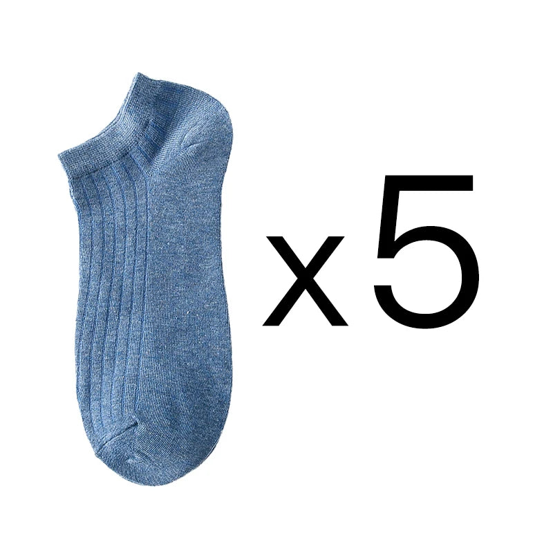 Women’s Solid Casual Cotton Ankle Socks - Amazing G