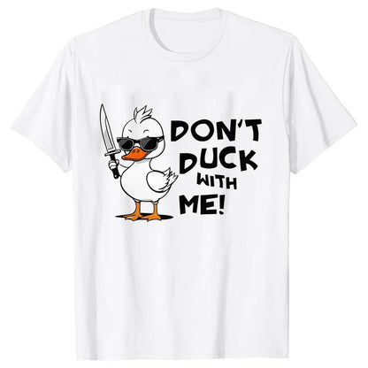 Duck With Knife Graphic T-Shirt | Men&