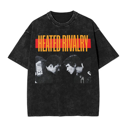Heated Rivalry Shane Hollander T-Shirt | Washed Cotton Streetwear Graphic Tee
