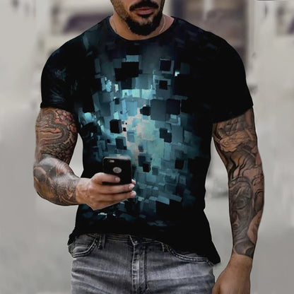 Unisex Graffiti 3D Print T-Shirt