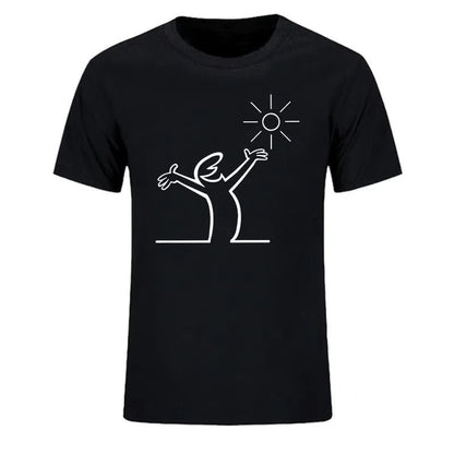 Lineman “La Linea” Graphic Print T-Shirt | Unisex Casual Summer Cotton Tee