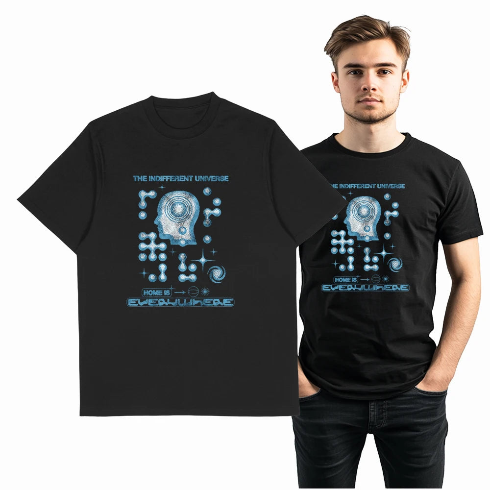 Coolmind Graphic T-Shirt | Big Size Cotton Unisex Tee