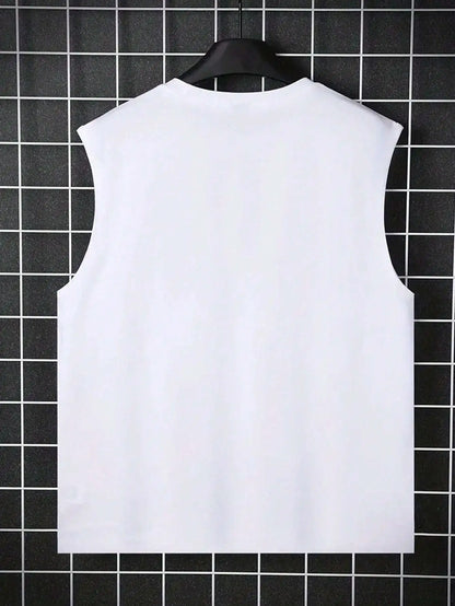 Men’s Summer Sleeveless Tank Top – Coconut Tree Print