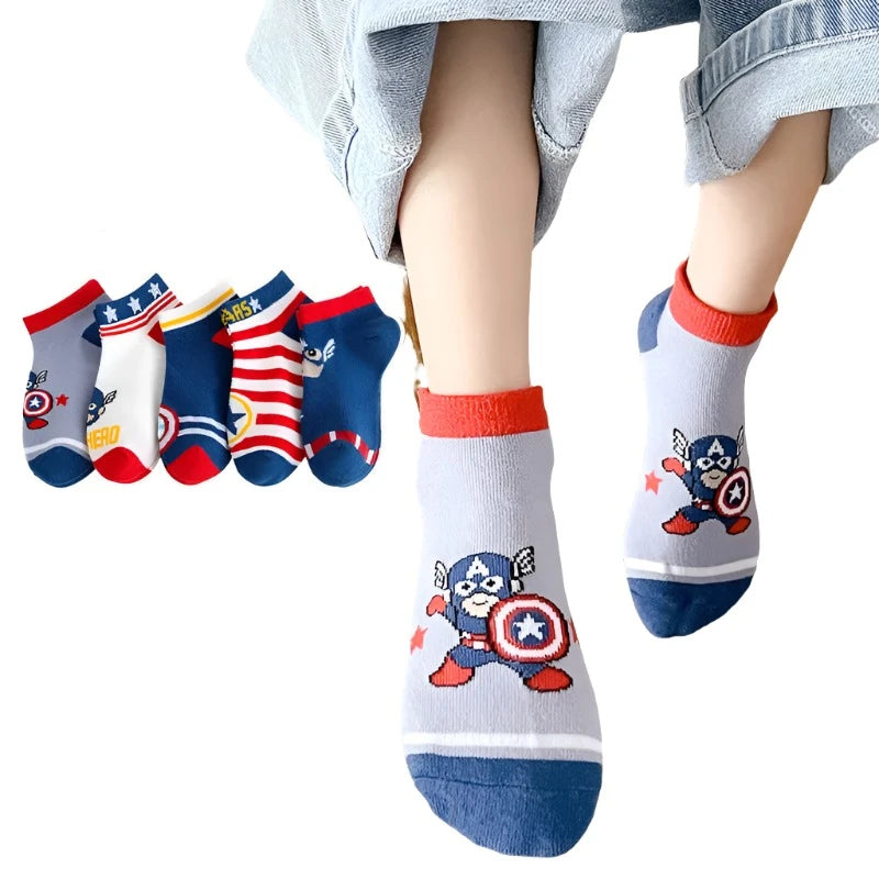 Spiderman Children Socks - 5 Pairs