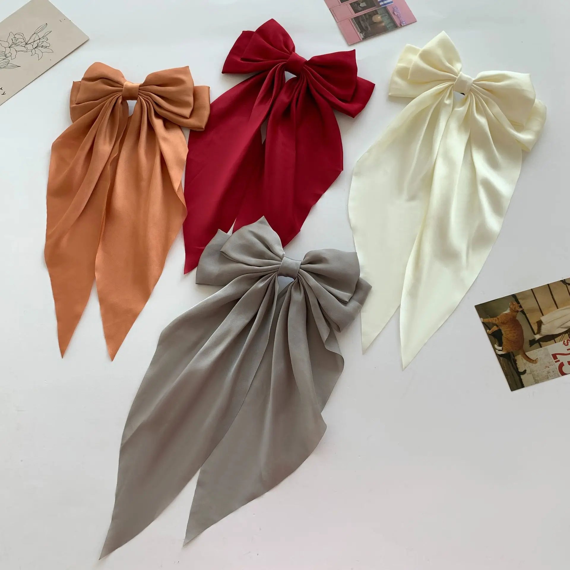 Elegant Bow Ribbon Hair Clip
