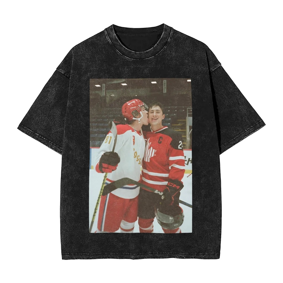 Heated Rivalry Shane Hollander T-Shirt | Washed Cotton Streetwear Graphic Tee