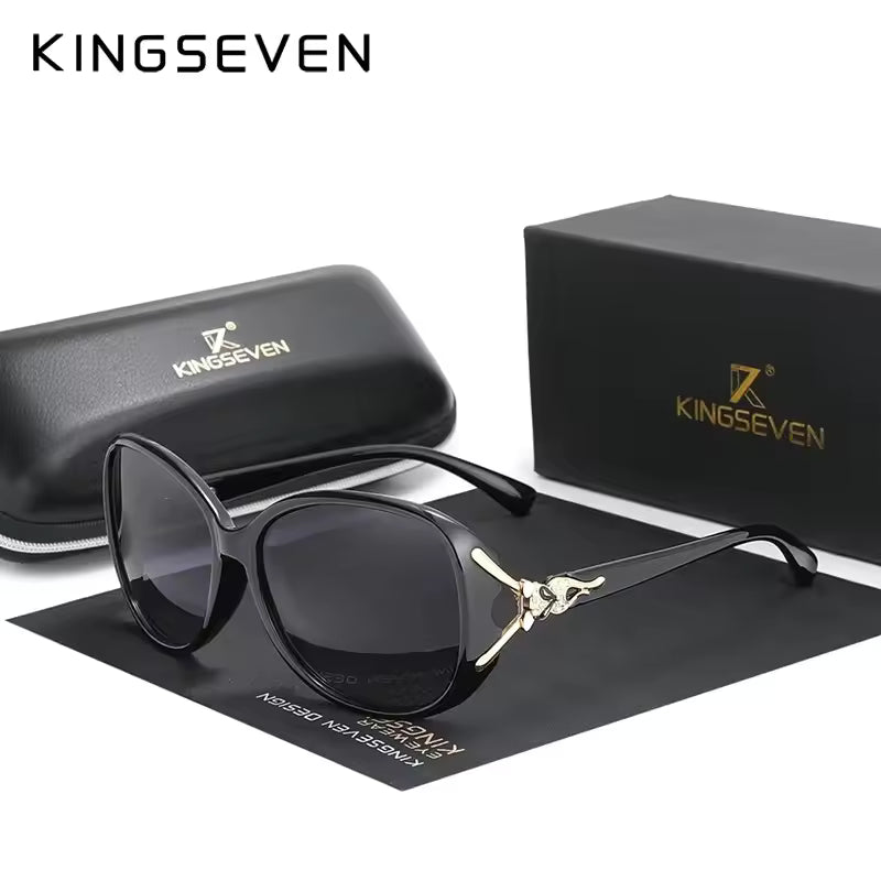 New Women Metal Polarized Sunglasses