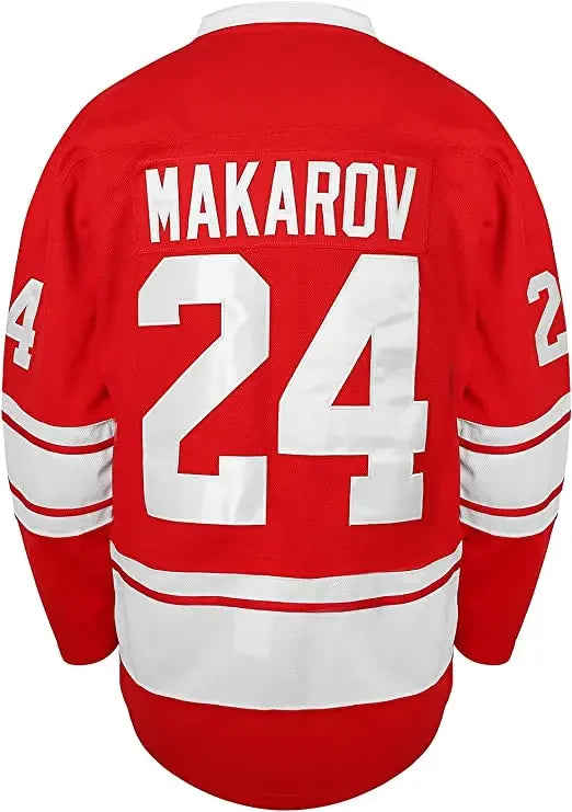 1980 USSR CCCP Red Ice Hockey Jersey | Tretiak Vintage Hockey Sweater