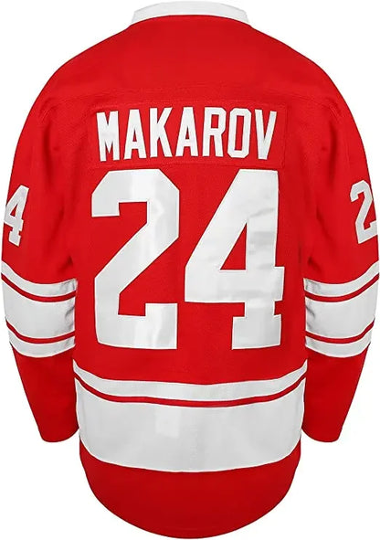 1980 USSR CCCP Red Ice Hockey Jersey | Tretiak Vintage Hockey Sweater