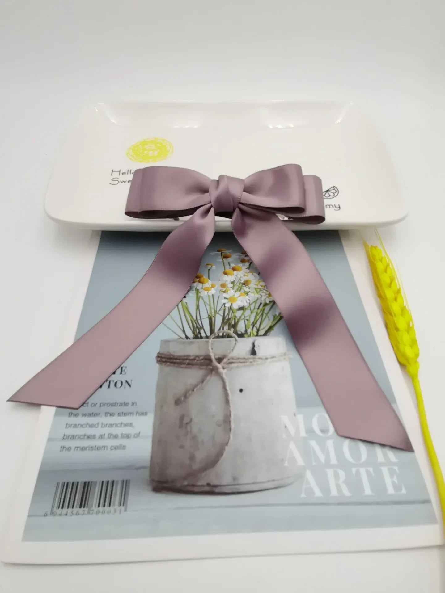 Fashion Fabric Ribbon Hairpin for Women