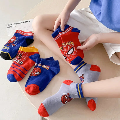 Spiderman Children Socks - 5 Pairs