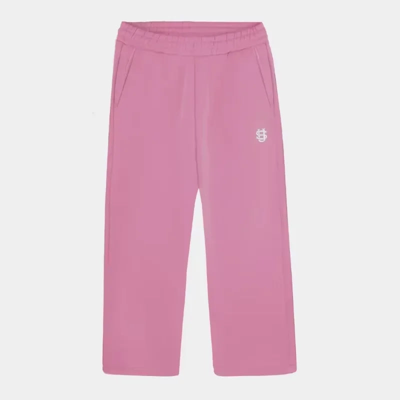 Man Y2k Pants Joggers Men Streetwear Embroidered Pink Long Sweatpants Cargo Clothing Casual Police Trousers American Harajuku