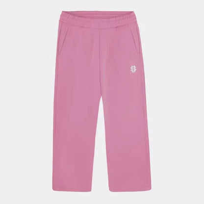 Man Y2k Pants Joggers Men Streetwear Embroidered Pink Long Sweatpants Cargo Clothing Casual Police Trousers American Harajuku